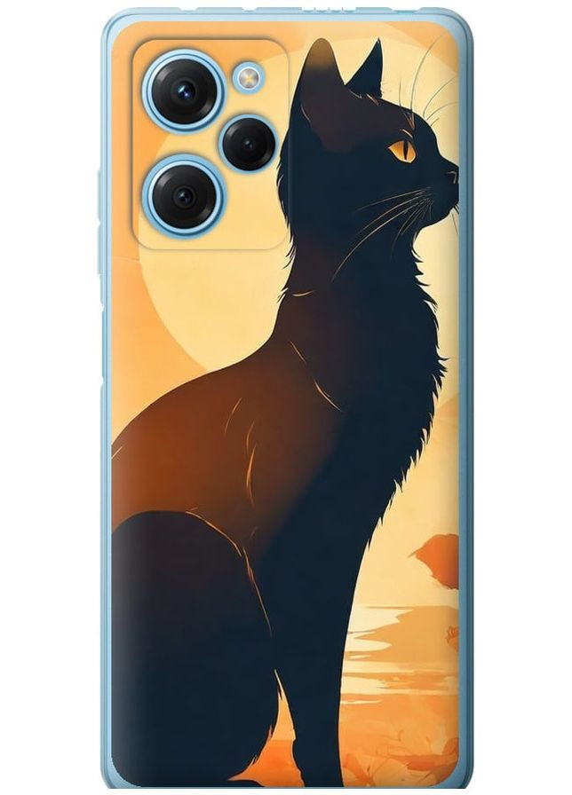 Силиконовый чехол 'Черная кошка v2' для Endorphone Xiaomi Poco X5 Pro 5G (276058400)