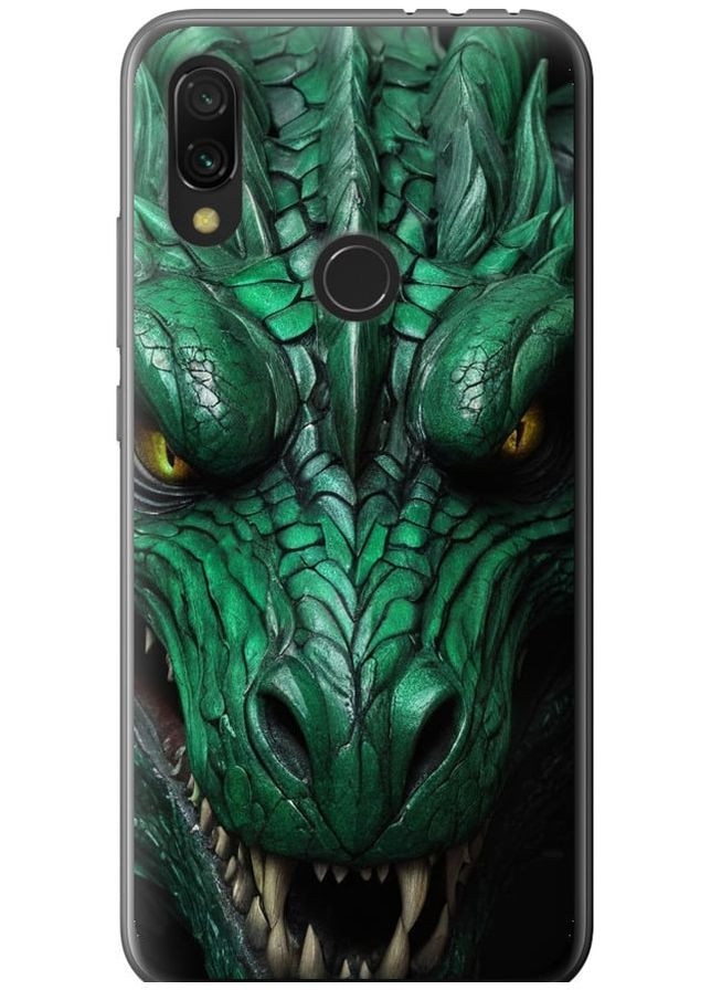 Силиконовый чехол 'Зелёный дракон v2' для Endorphone Xiaomi Redmi 7 (275649447)