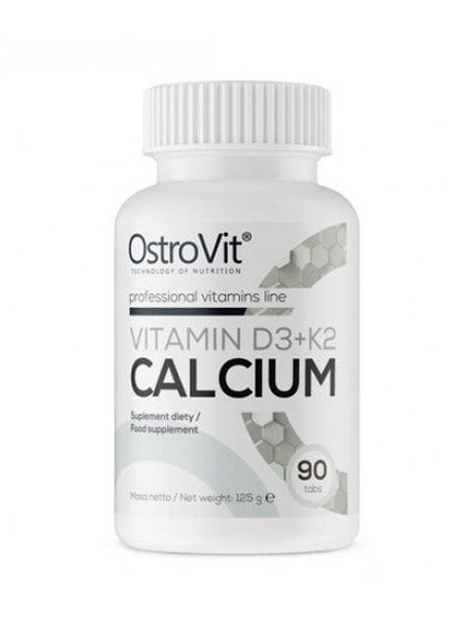 Vitamin D3 + K2 Calcium 90 Tabs Ostrovit (256724198)