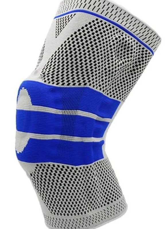 Бандаж фиксатор(наколенник) коленного сустава Silicone Spring Knee Pad размер XL Let's Shop (265541299)