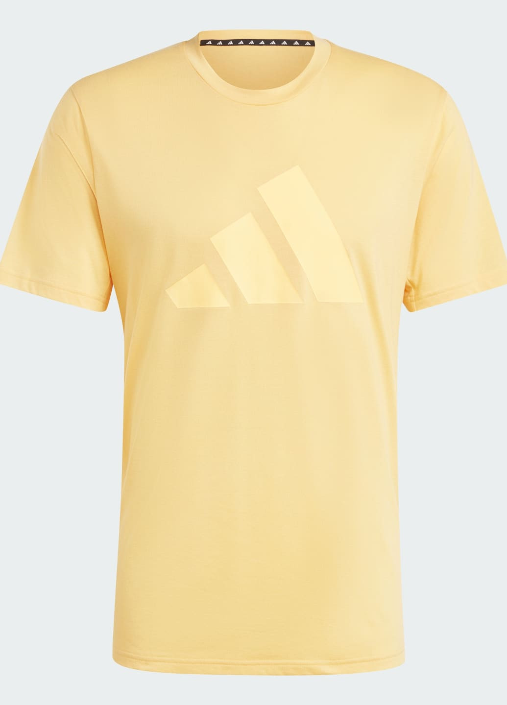 Помаранчева футболка для тренувань train essentials feelready logo adidas