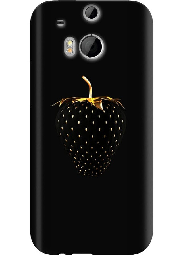 Силіконовий чохол 'Чорна полуниця' для Endorphone HTC One M8 (257828608)
