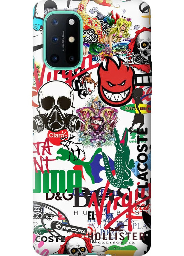 Силіконовий чохол 'Many different logos' для Endorphone OnePlus 8T (257953454)