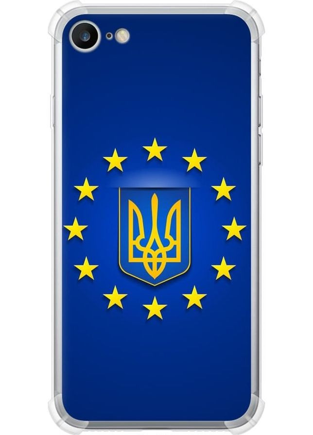 Силіконовий протиударний с посиленими кутами чохол 'Евросоюз 6' для Endorphone Apple iPhone SE 2020 (269343690)