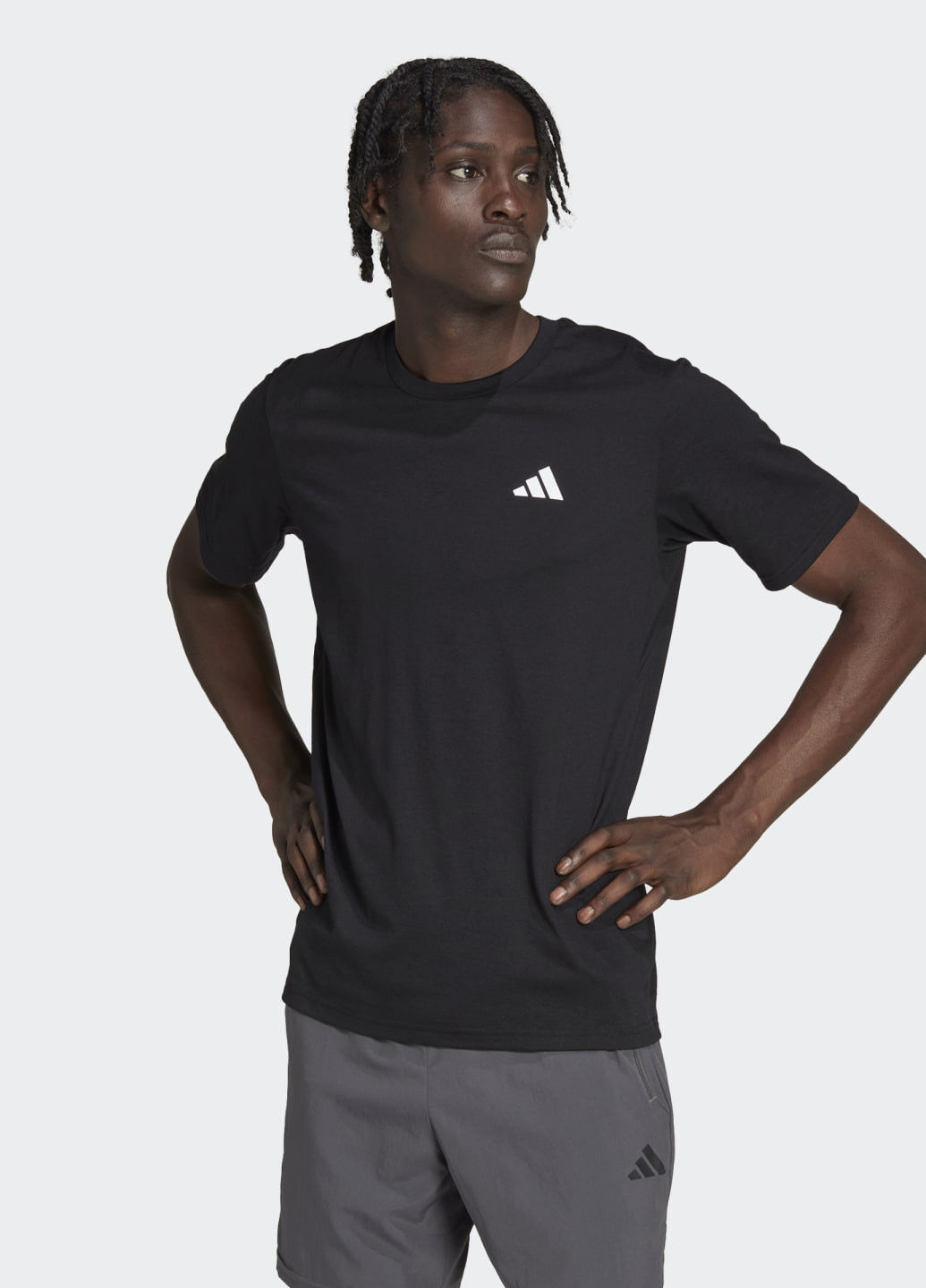Черная футболка для тренировок train essentials feelready adidas