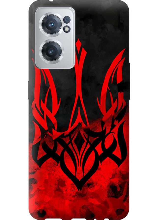 Силикон с усиленными углами чехол 'Герб Украины v2' для Endorphone OnePlus Nord CE 2 (258484481)