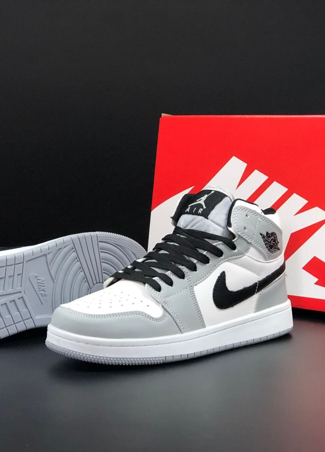Белые демисезонные кроссовки мужские, китай Nike Air Jordan