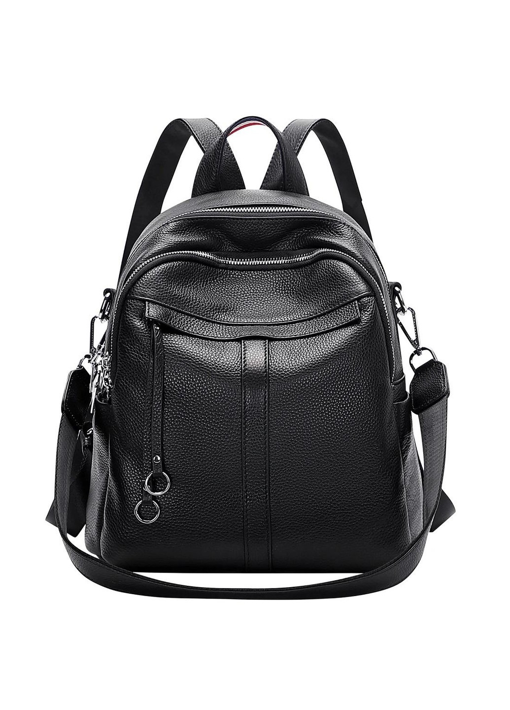 Женский кожаный черный рюкзак F-FL-NWBP27-1138A Olivia Leather (277963213)