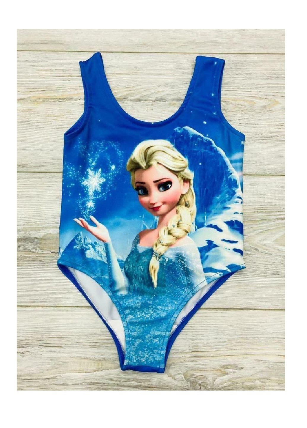 Синий летний купальник frozen (холодне cердце) слитный Disney