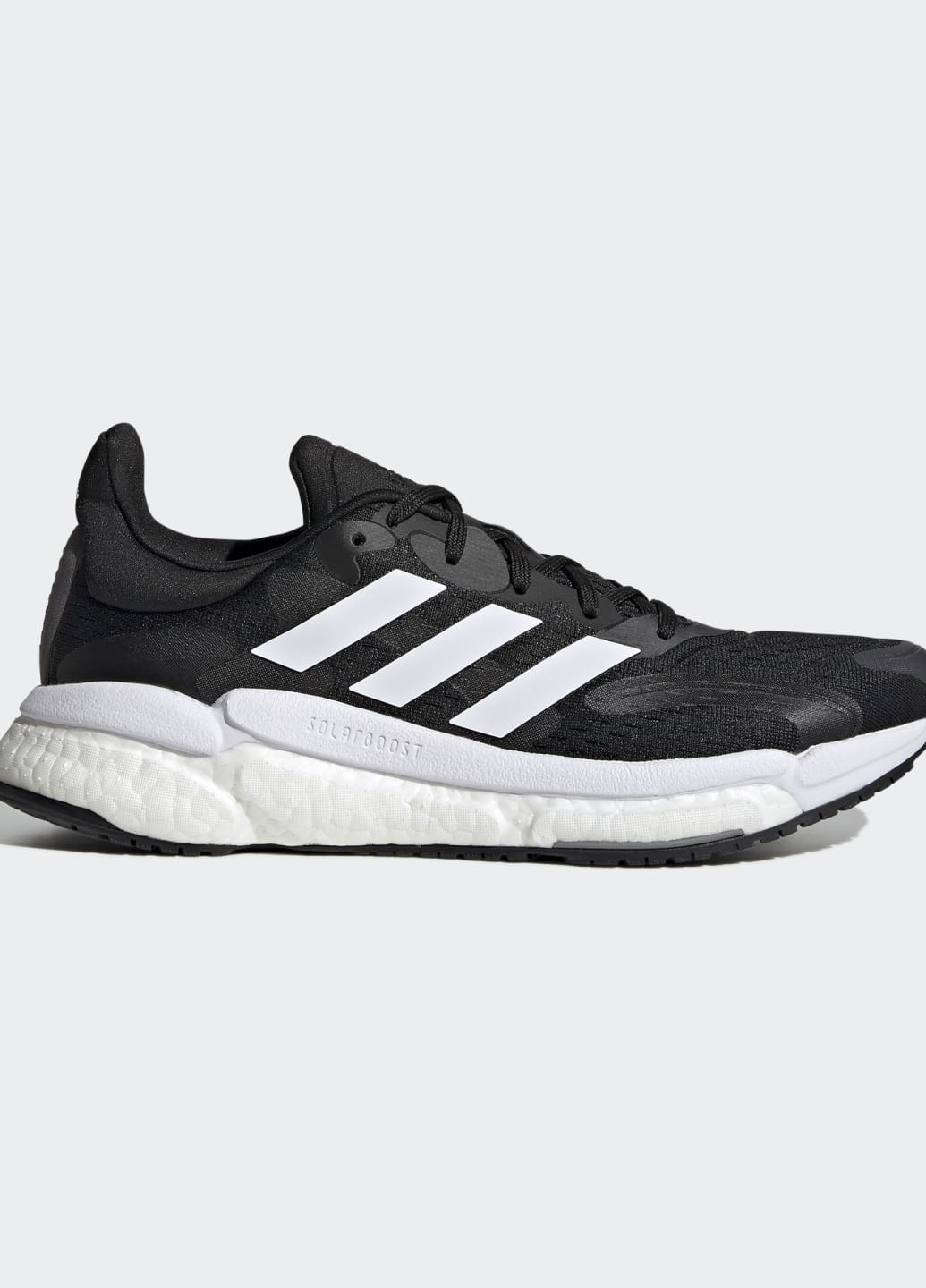 Черные всесезонные кроссовки для бега solarboost 4 adidas