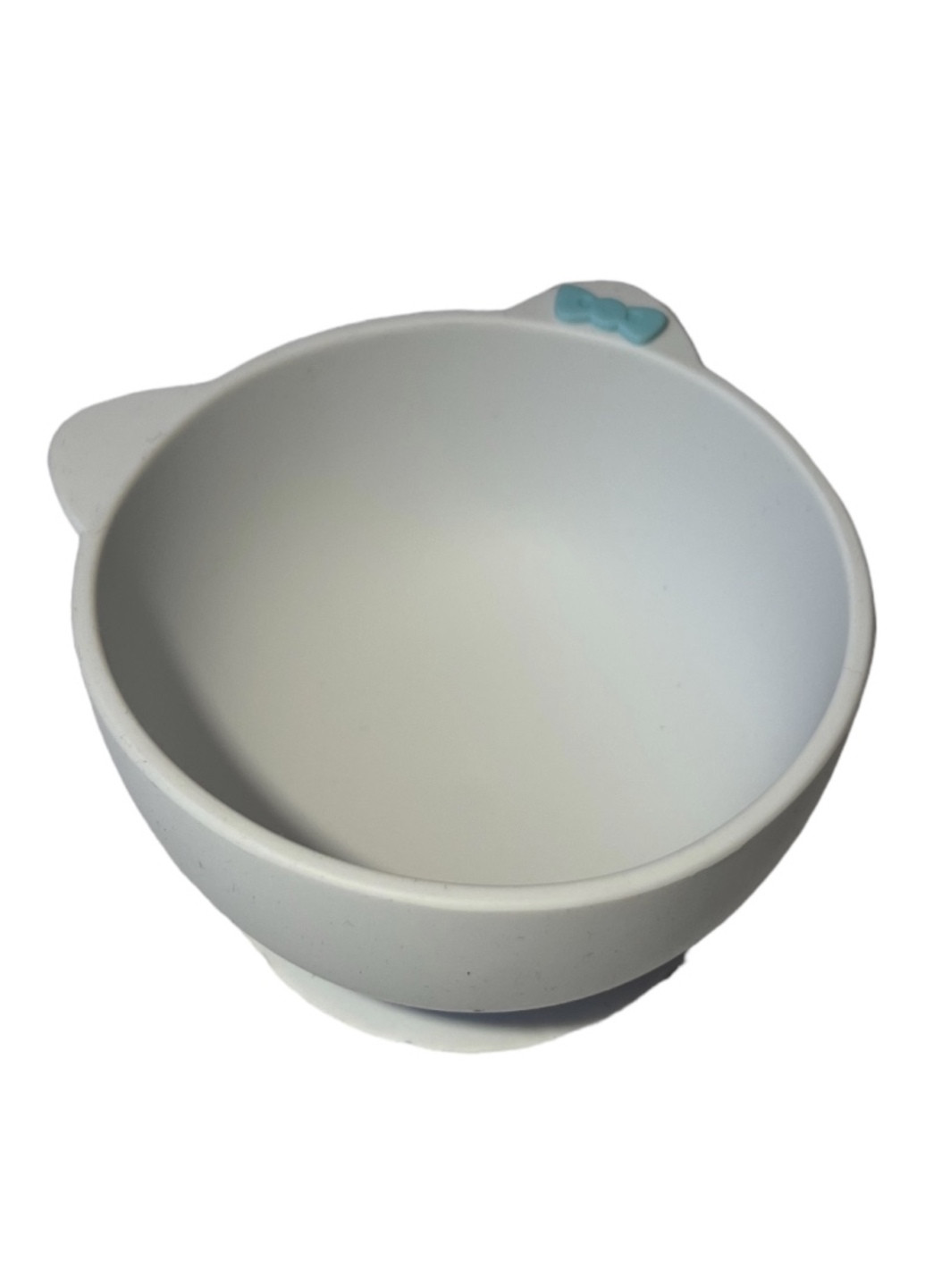 Детский Силиконовый Набор Посуды Для Кормления Hello Kitty (Голубой Бант) 6 Предметов Home (266905514)