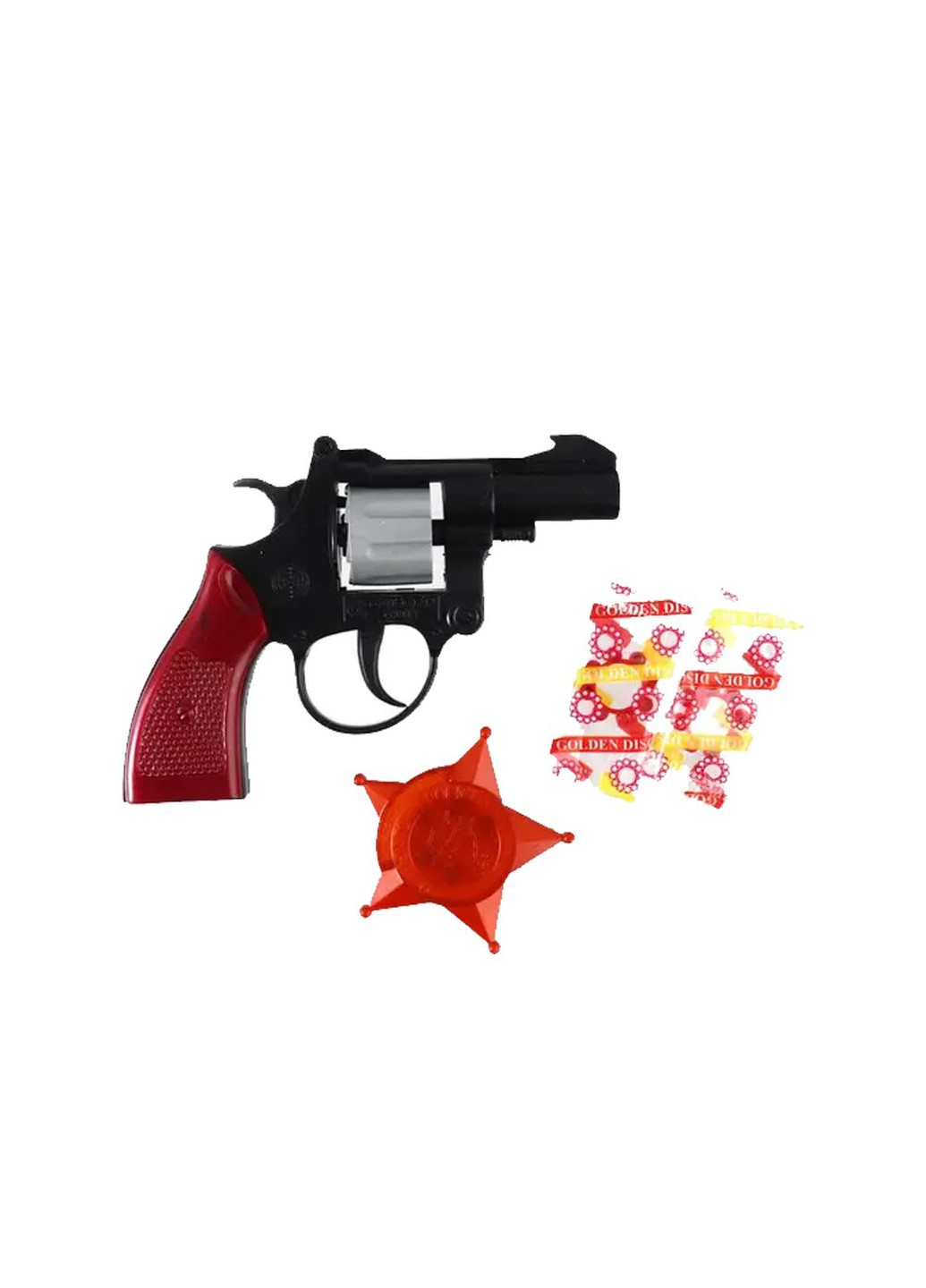 Револьвер с пистонами "Дена" цвет разноцветный ЦБ-00203077 No Brand (259465471)