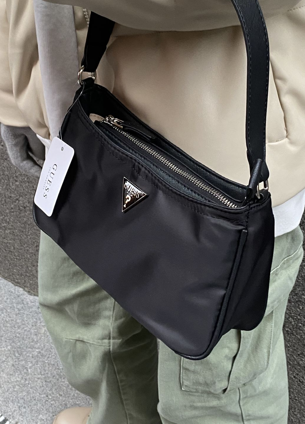 Жіноча сумка GUESS чорна No Brand (276057406)