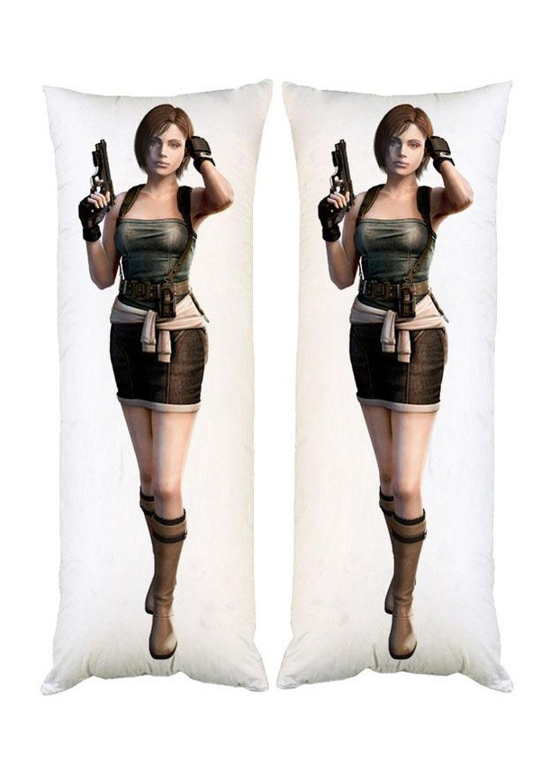 Подушка дакимакура Resident Evil декоративная ростовая подушка для обнимания двусторонняя 50*170 No Brand (258991038)