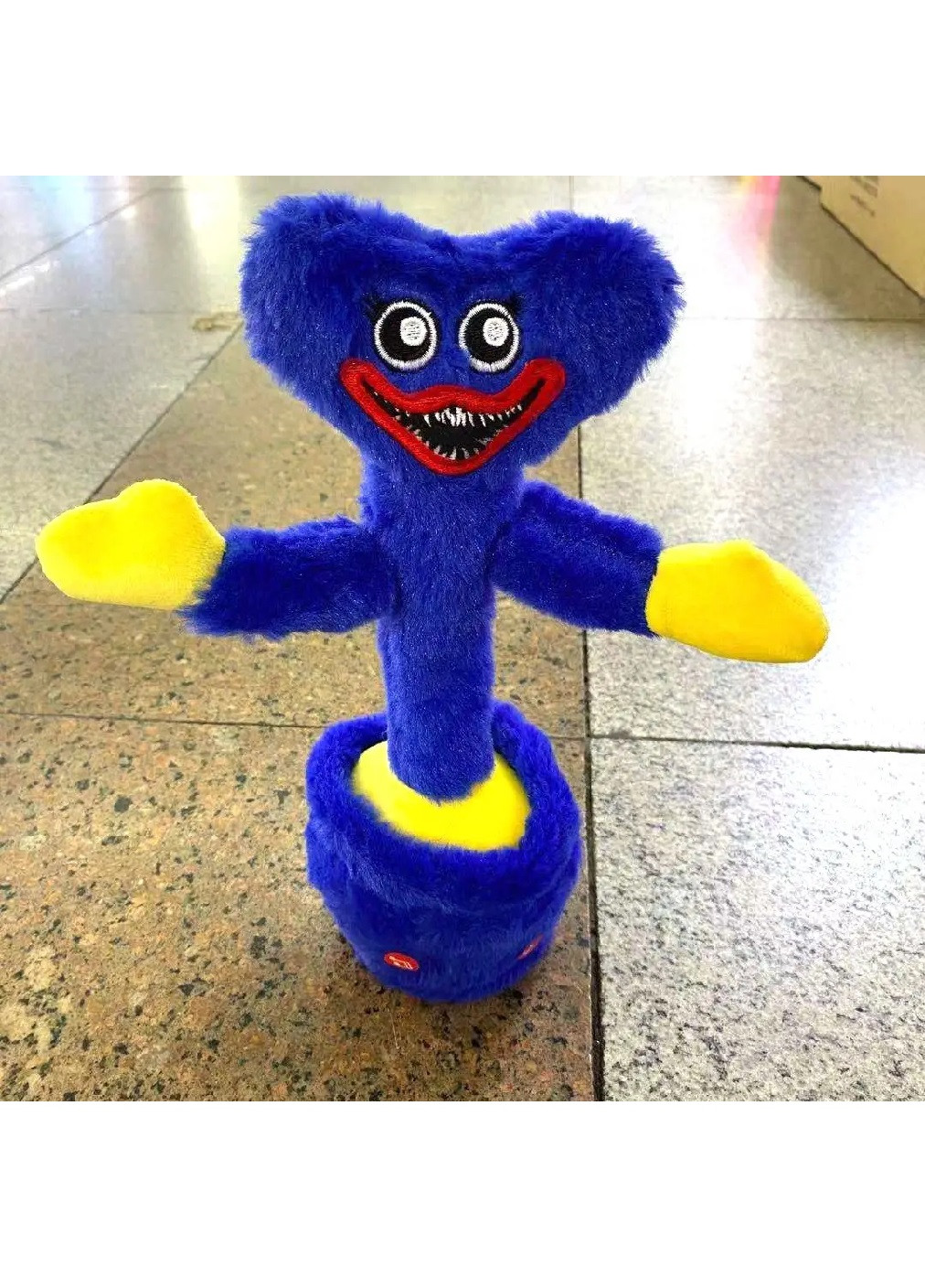 М'яка інтерактивна розвиваюча іграшка повторюшка танцююча на акумуляторі 35х12х12 см (475334-Prob) Хагі Вагі Unbranded (266131879)