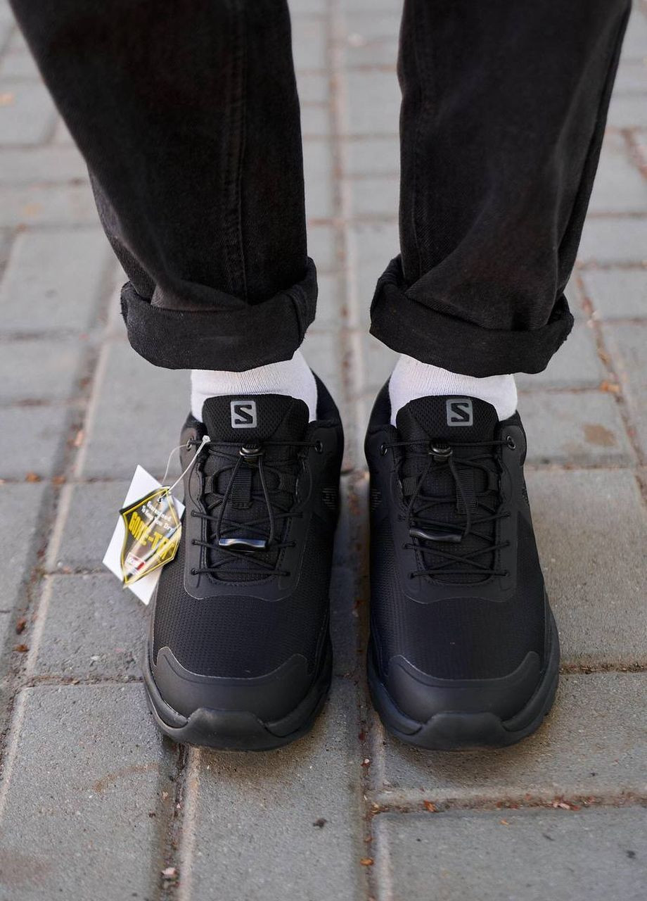 Черные демисезонные кроссовки мужские, вьетнам Salomon x Raise 2 GTX Termo Black