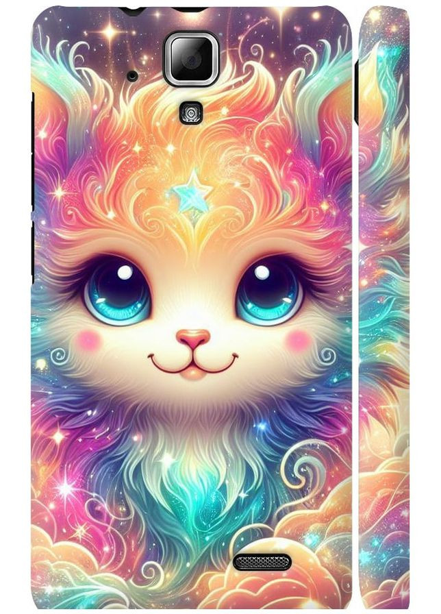 3D пластиковый матовый чехол 'Сказочный котенок' для Endorphone Lenovo A536 (275467575)
