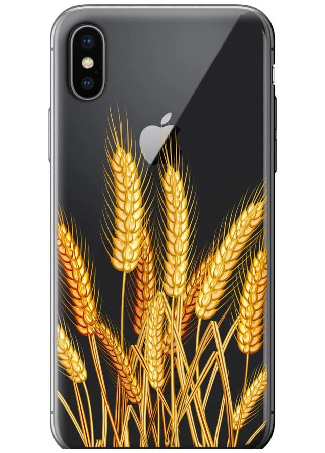 Силиконовый чехол 'Колоски пшеници' для Endorphone Apple iPhone X (276964276)