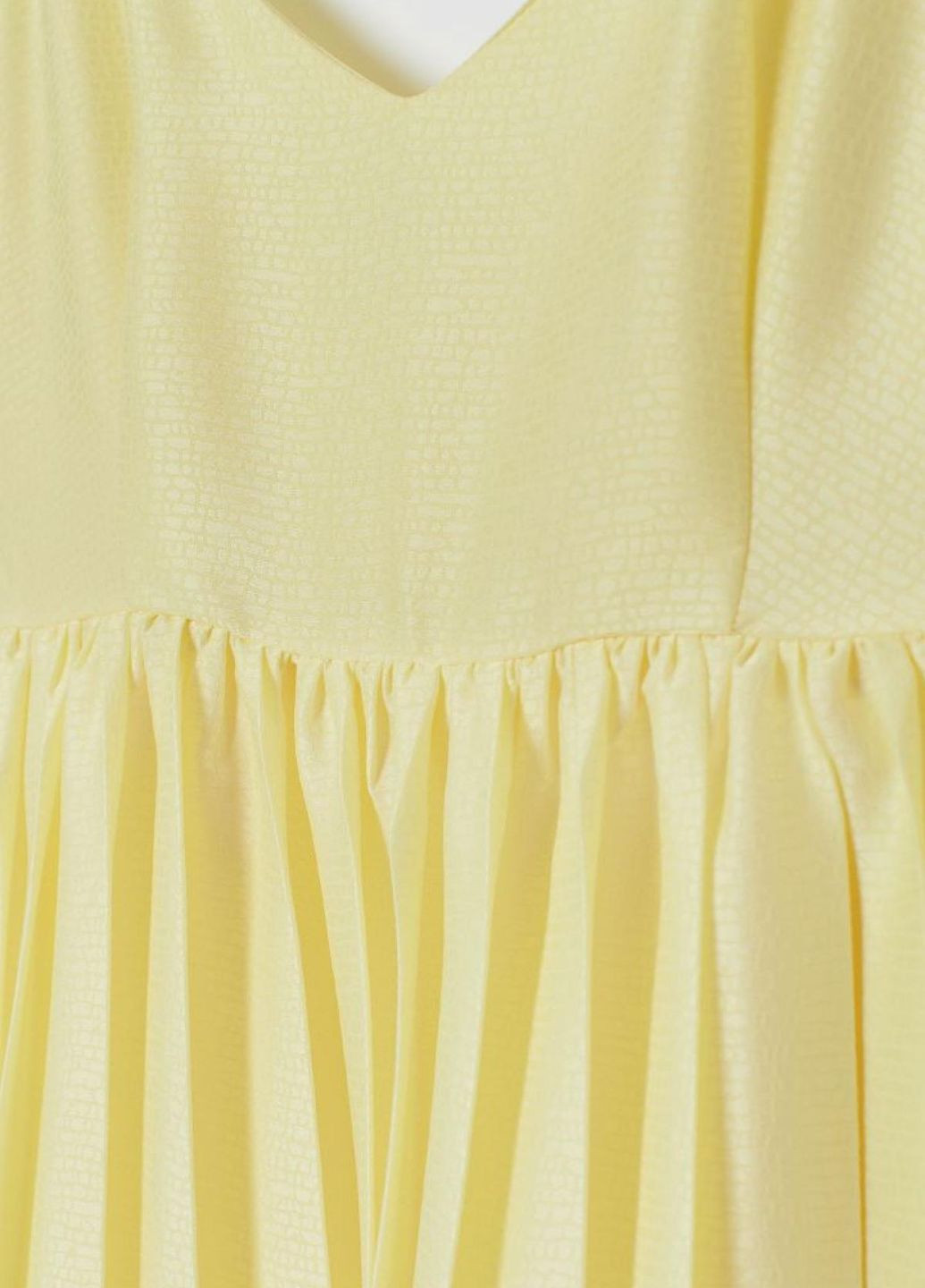Желтое платье H&M
