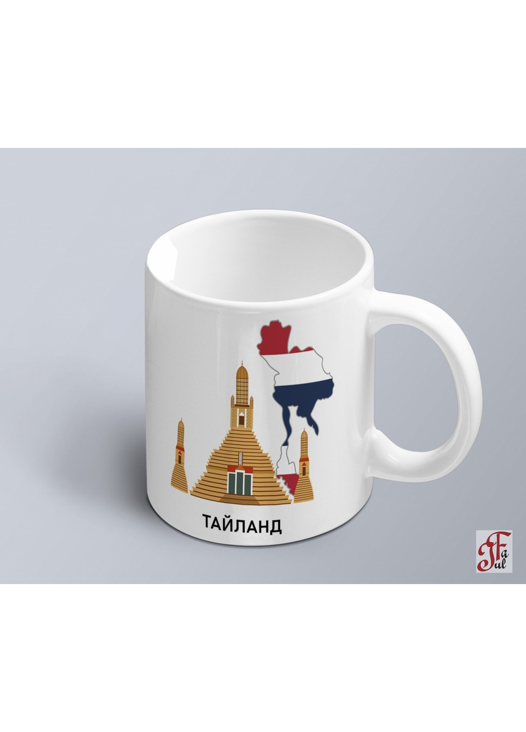 Чашка з графічним принтом пам'ятного місця Тайланд (02010112011) ЗаСвіт (261333092)