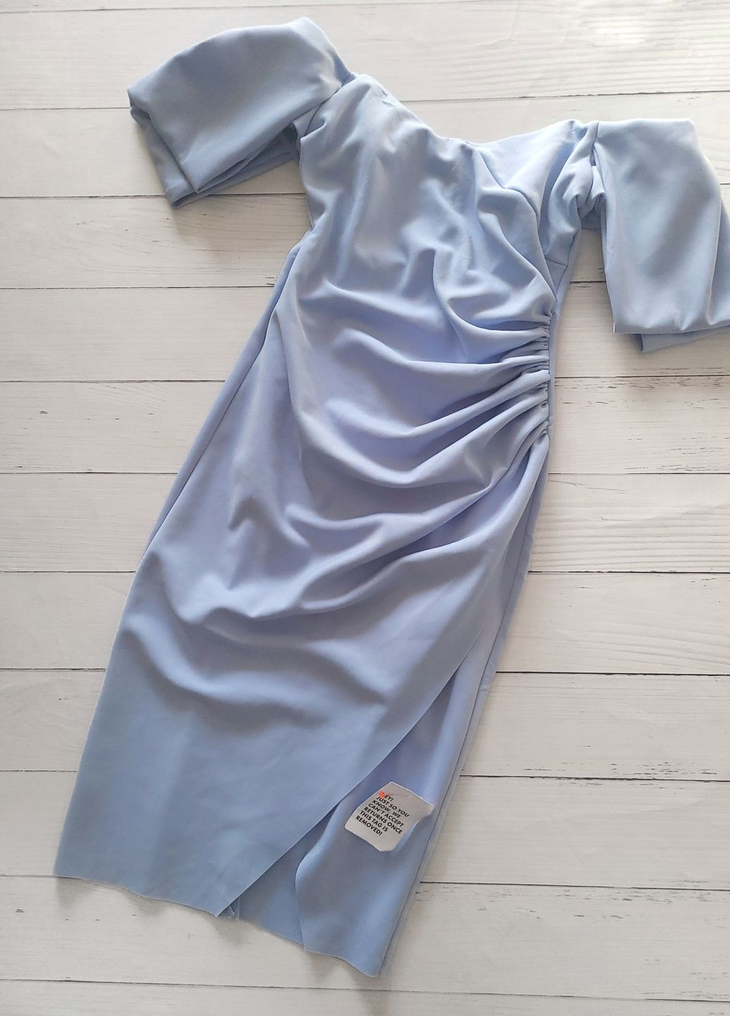 Блакитна вечірня коктельна сукня з відкритими плечима блакитна з відкритими плечима Asos