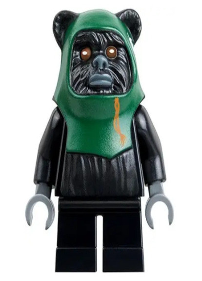 Детская игрушка конструктор минифигурка Звездные войны черный эвок солдат No Brand (269343061)