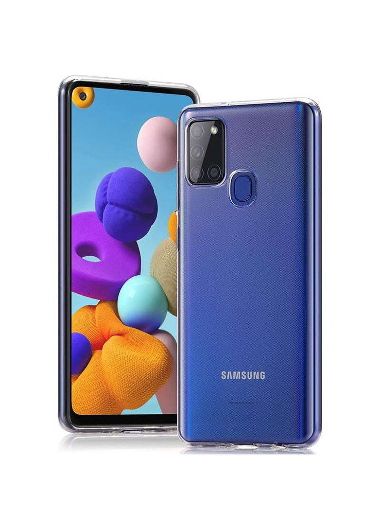 Ультратонкий силіконовий чохол 1мм на Samsung Galaxy A21s Epik (258788321)