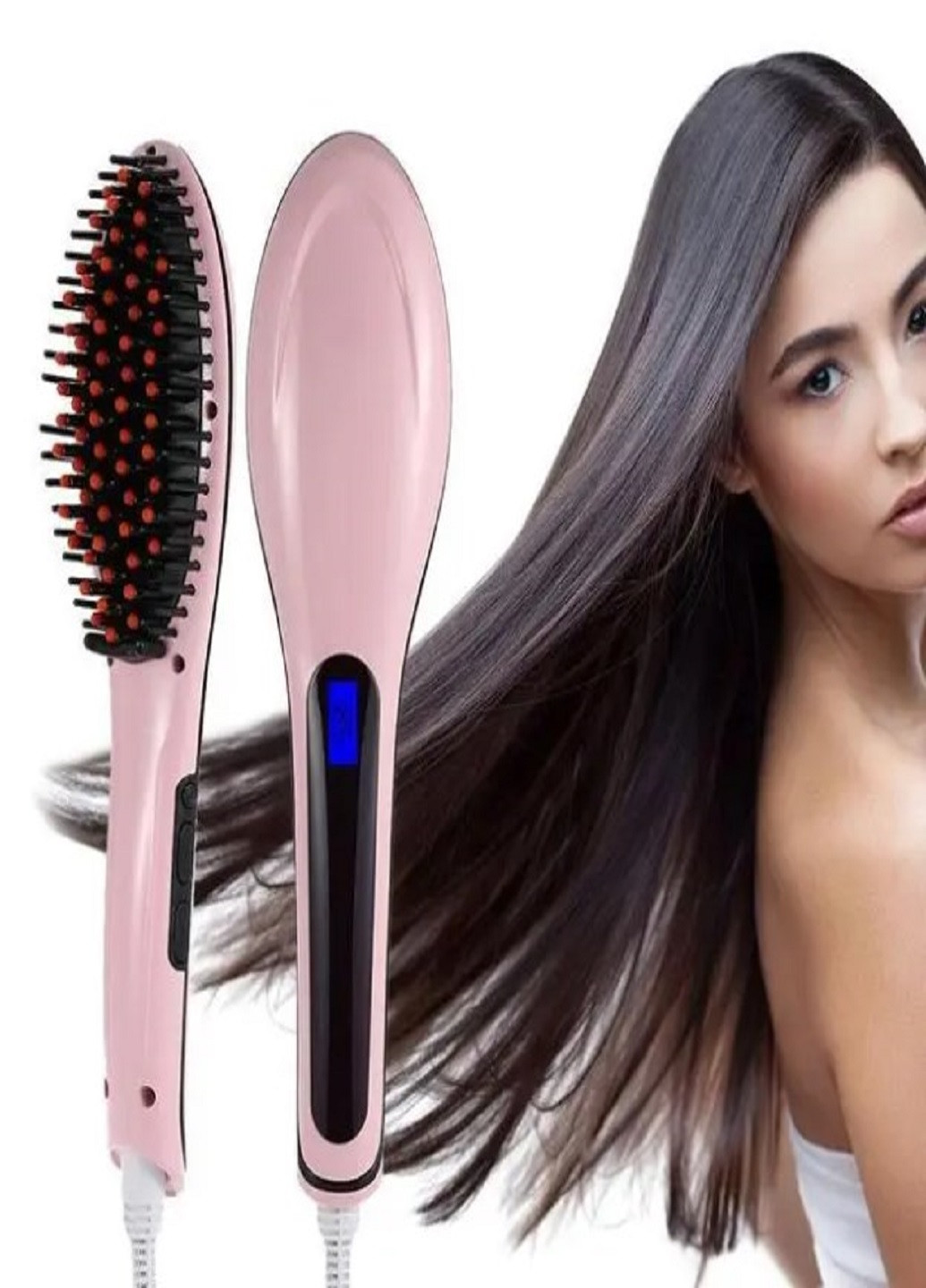Гребінець-випрямляч для волосся Fast Hair Straightener HQT-906 з антистаичним керамічним покриттям VTech (259575612)