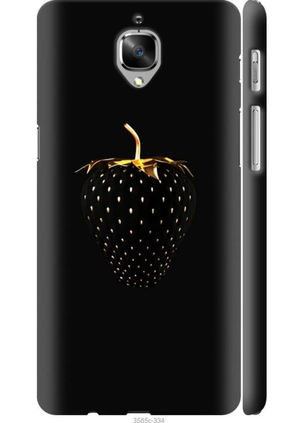 Чехол на OnePlus 3T Черная клубника MMC (275270011)