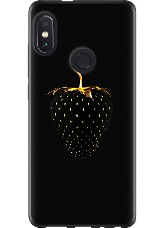 Силиконовый чехол 'Черная клубника' для Endorphone Xiaomi Redmi Note 5 Pro (258051853)