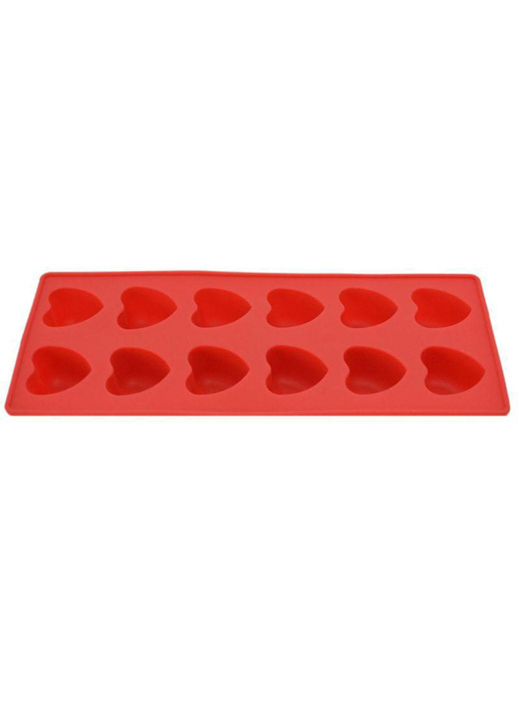 Форма для льоду 22,3х9,4х2,5 см червоний силікон арт. 26-184-031 Krauff (265214768)