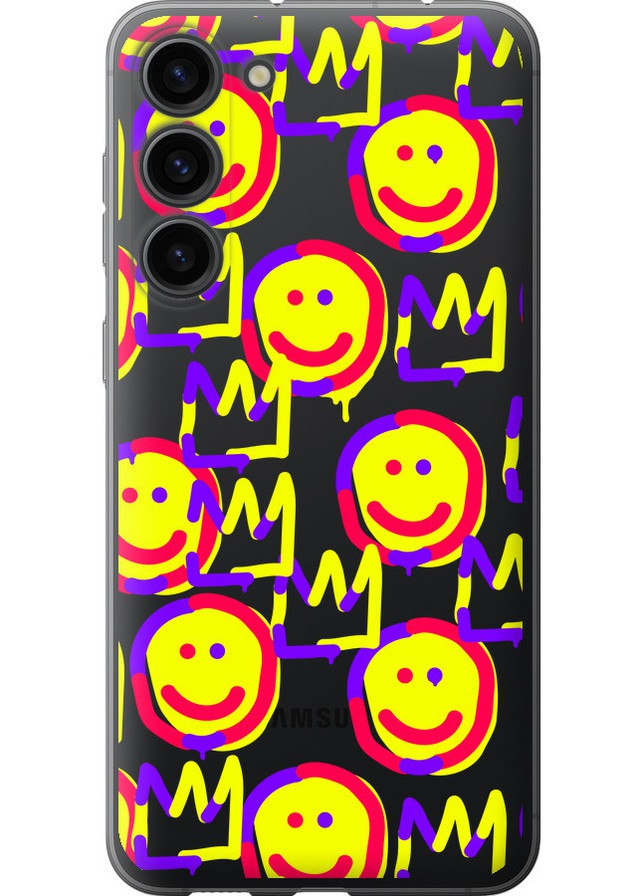 Силиконовый чехол 'Смайлики v2' для Endorphone Samsung Galaxy S23 Plus (258213552)