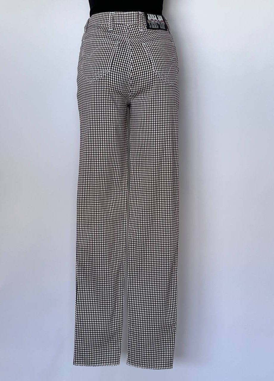 Комбинированные кэжуал демисезонные брюки Anna Sui