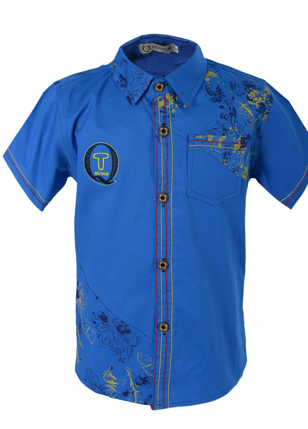 Синяя футболки сорочки сорочка для хлопчика (117)11563-709 Lemanta