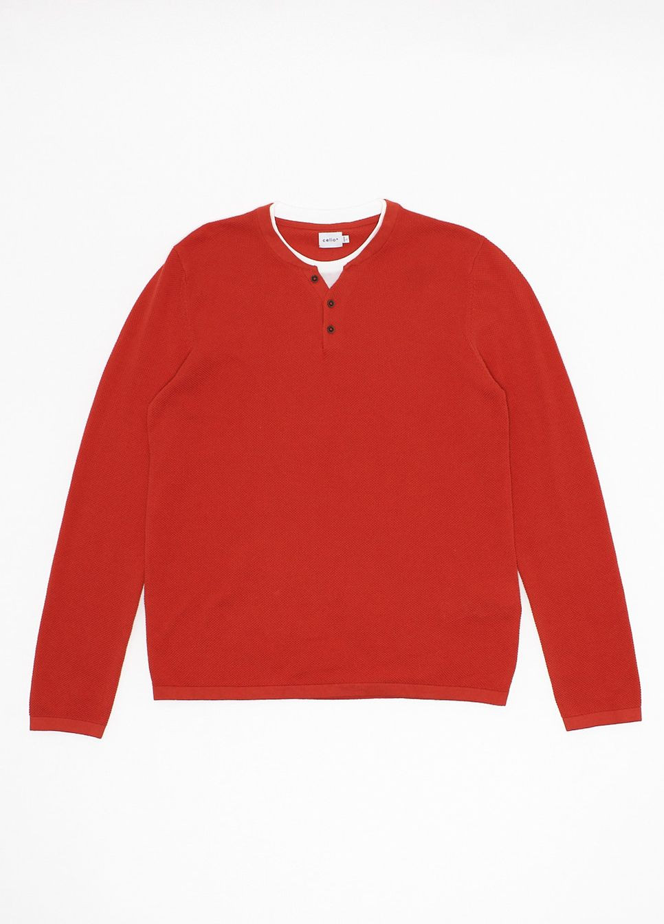 Помаранчевий джемпер демісезон,морквяний, Celio