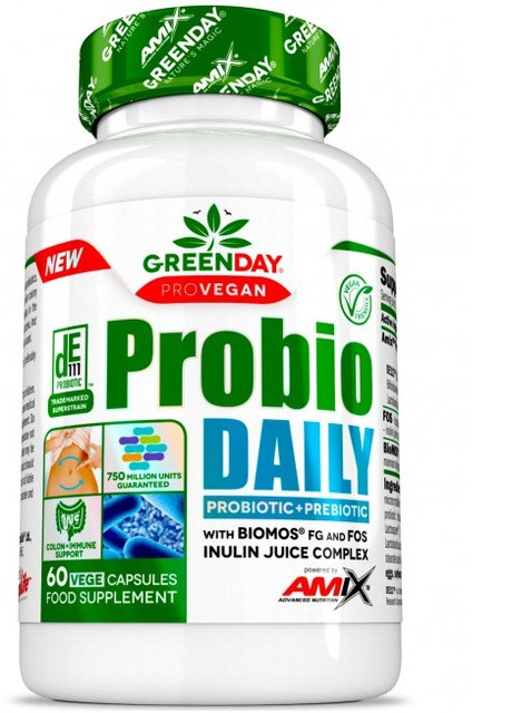 GreenDay ProVegan Probio Daily 60 Veg Caps Amix Nutrition (258499732)