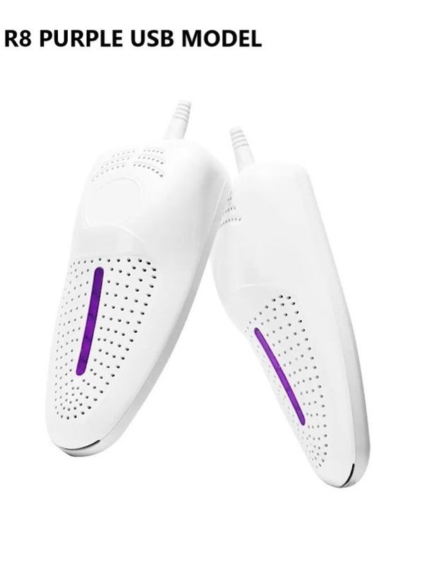 Сушилка для обуви Shoe dryer R8 от USB с ультрафиолетом 10 W Белый No Brand (267498876)