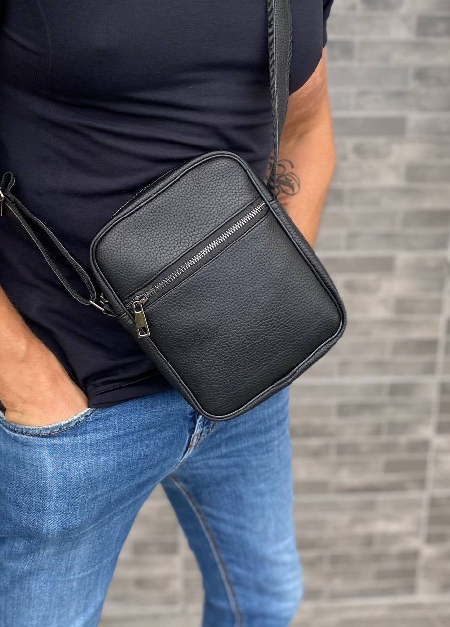 Мужская черная сумка через плечо Casual - m51 No Brand (260947340)