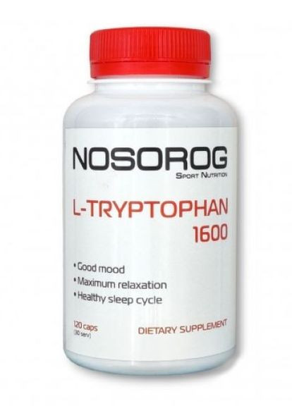 L-Триптофан L-Tryptophan 120капс Nosorog Nutrition (277234058)