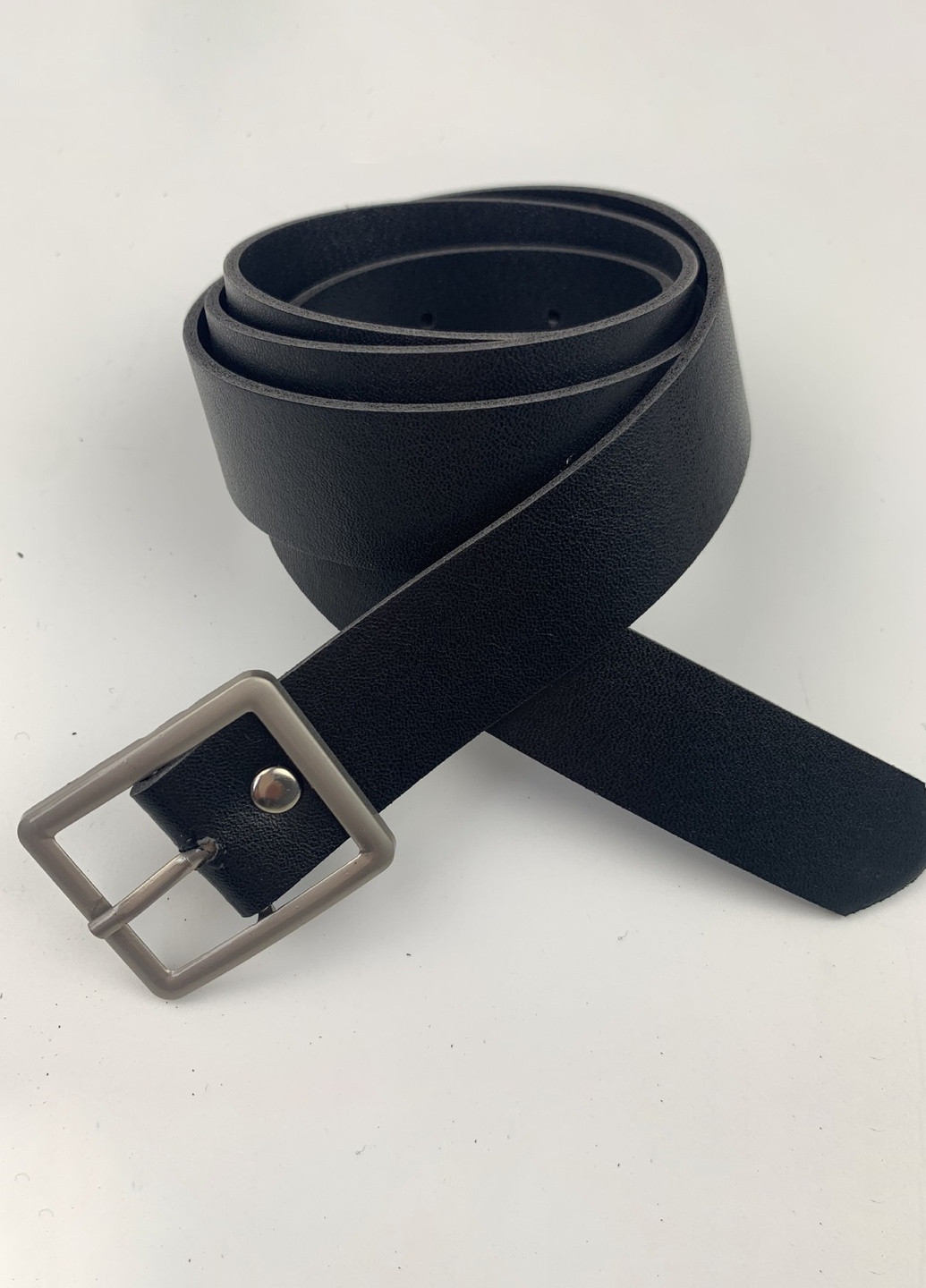 Женский классический тонкий пояс 002 черный No Brand (259473650)