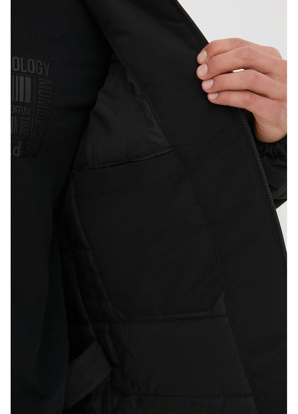 Чорна демісезонна куртка fbc23054-200 Finn Flare