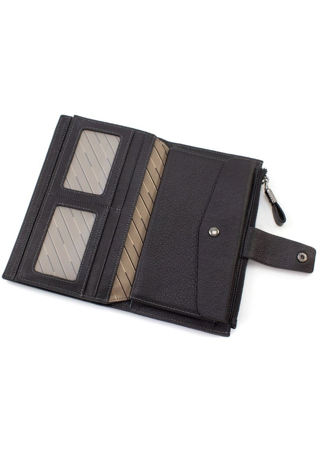 Шкіряний дорожній гаманець для подорожей 19,5х10, 5 1426 (1426 black) чорний Marco Coverna (259736993)