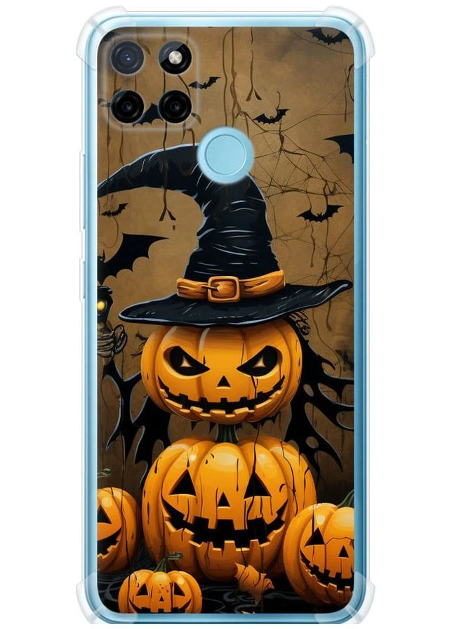 Силикон с усиленными углами чехол 'Halloween 1' для Endorphone Realme C25Y (266810730)