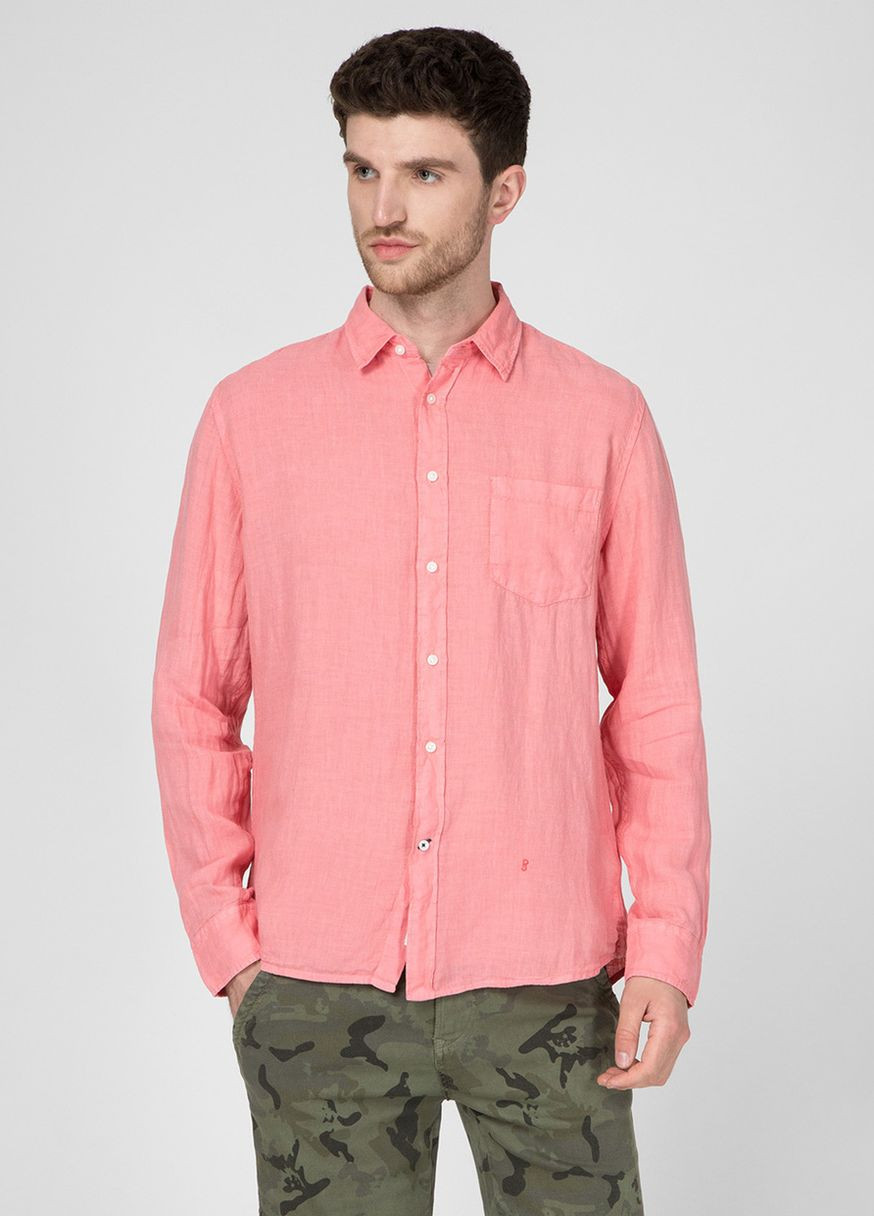 Розовая рубашка Pepe Jeans