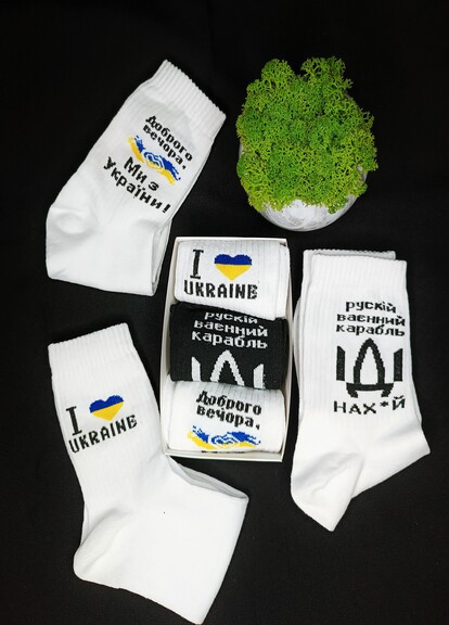 Подарочный набор носков «Патриотический» 3 пары No Brand (267809716)