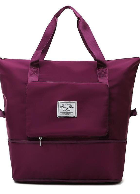 Дорожня, спортивна сумка-трансформер Flybag пошита зі зносостійкого матеріалу Оксфорд+нейлон, складаєтьсяу клатч Valiria Fashion (262805894)