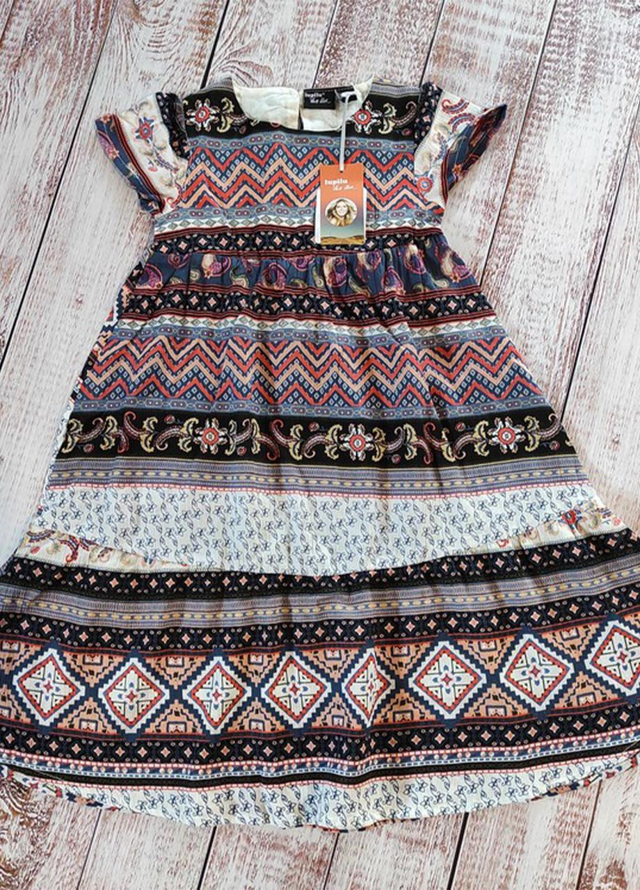 Комбинированное платье для девочки Lupilu (259469577)