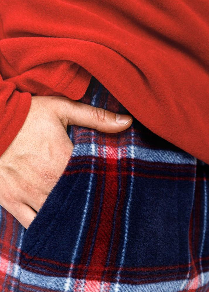Чоловіча піжама колір червоний ЦБ-00234919 LINDROS (269237007)