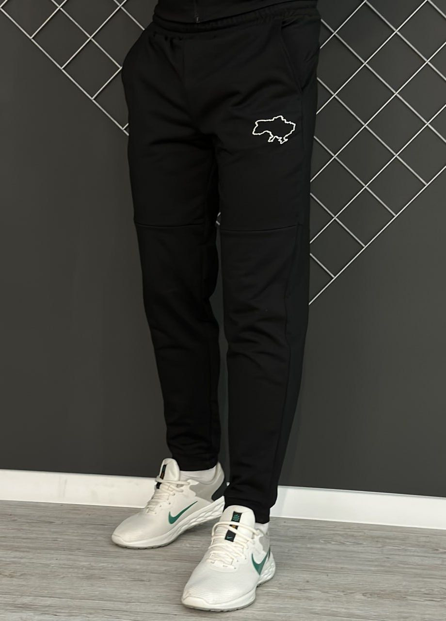 Черные спортивные демисезонные брюки Vakko