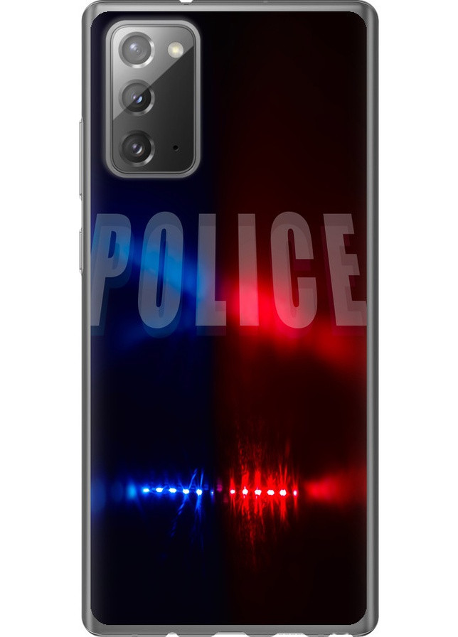 Силиконовый чехол 'Полиция' для Endorphone Samsung Galaxy Note 20 (258184495)